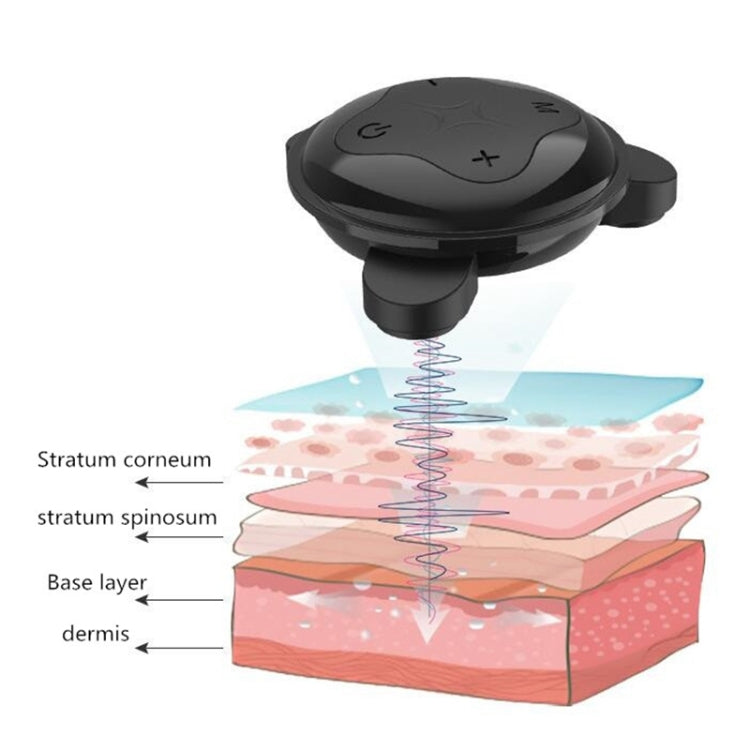 Face Massage Device Facial Household Beauty Instrument(Black)