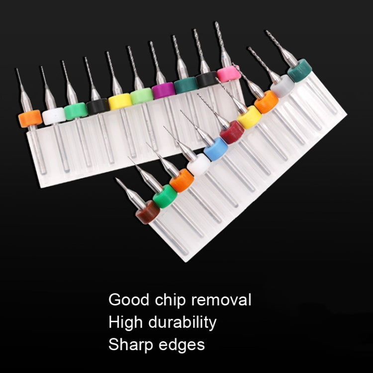 10 In 1 PCB Tungsten Steel Drill Bits Carving Miniature Drill Bits, Size: 0.1-1mm