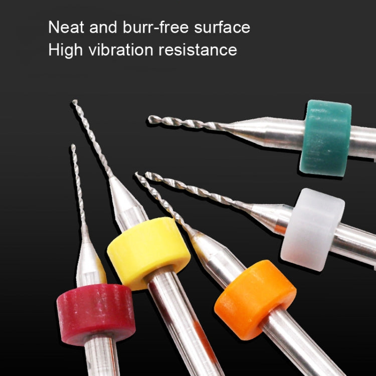 10 In 1 PCB Tungsten Steel Drill Bits Carving Miniature Drill Bits, Size: 1.5-2.4mm