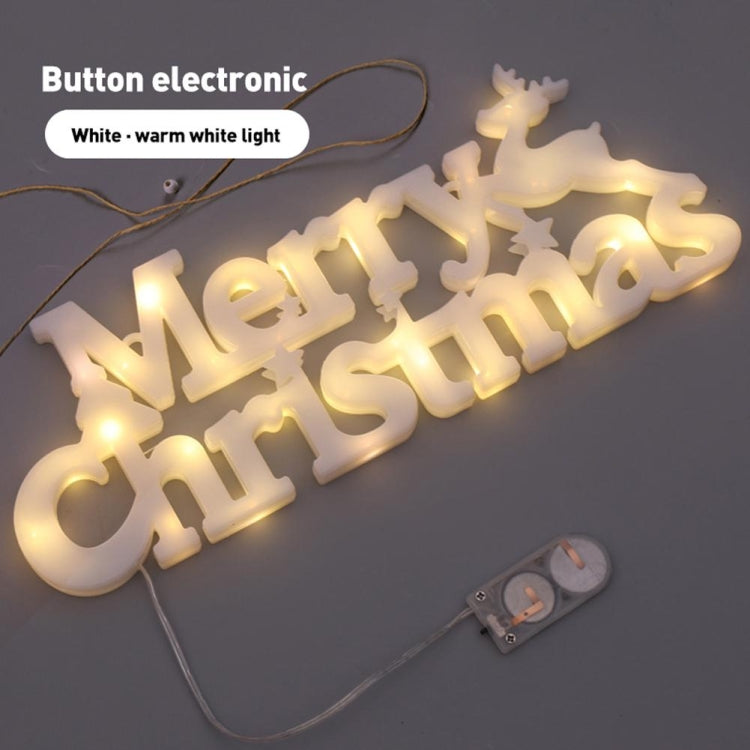 Merry Christmas Letters Modeling Lights