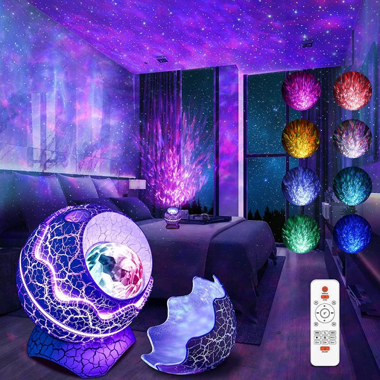 K850 LED Dinosaur Egg Remote Control Bluetooth Star Projection Light with Speaker Function