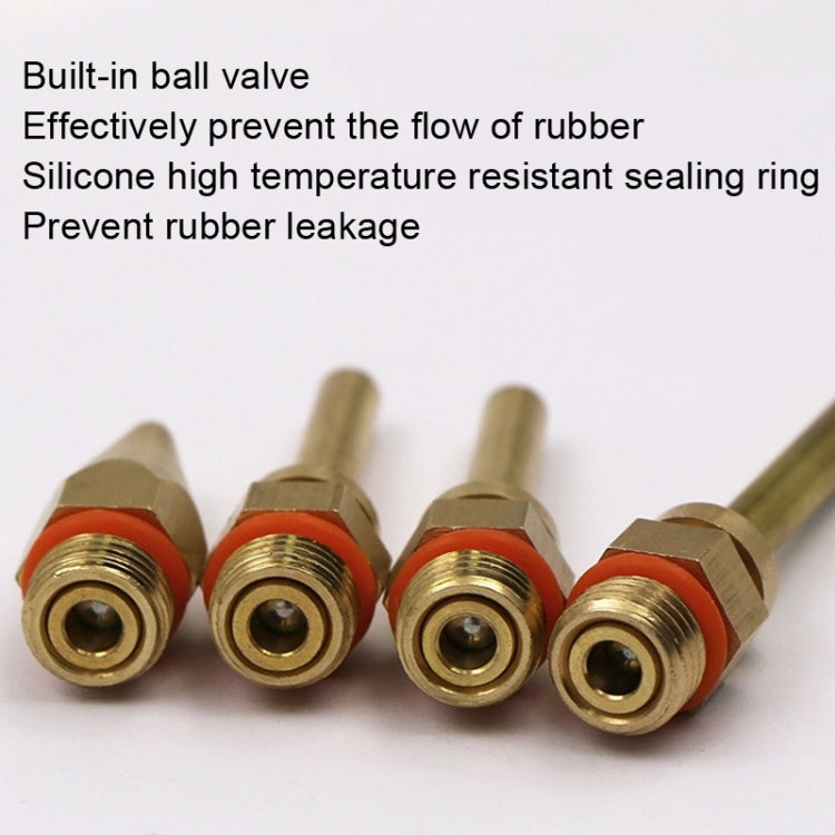 Hot Melt Glue Tool Copper Nozzle Fine Hole Dispensing Head, Size: 2.0x50mm