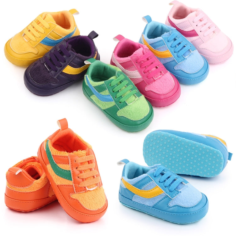 D2540 Autumn And Winter Soft Soled Walking Shoes Baby Shoes For 0-1 Years Old, Size: 1
