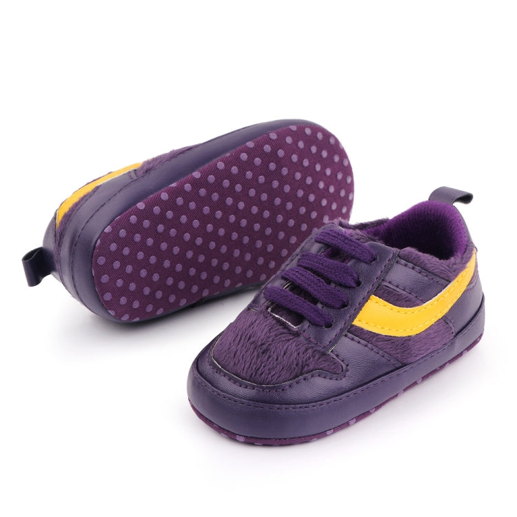 D2540 Autumn And Winter Soft Soled Walking Shoes Baby Shoes For 0-1 Years Old, Size: 1