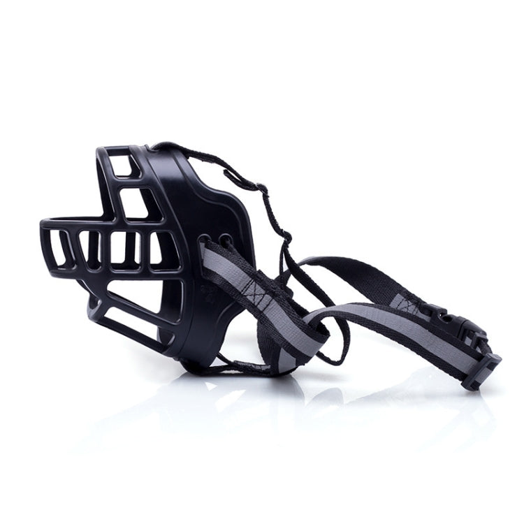 Reflective Pet Mouth Cover Anti-bite Anti-Chewing Adjustable Dog Muzzle Dog Mask, Size: NO.