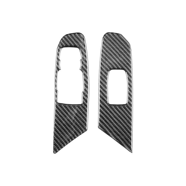 For Chevrolet Corvette C8 2pcs /Set Left-Hand Drive Lift Button Decorative Sticker - Black