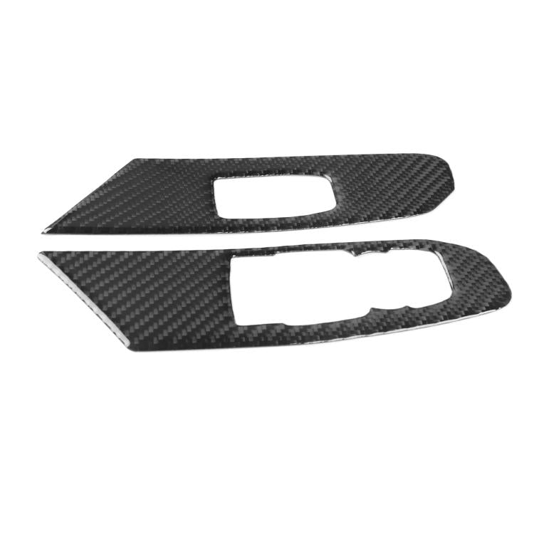 For Chevrolet Corvette C8 2pcs /Set Left-Hand Drive Lift Button Decorative Sticker - Black