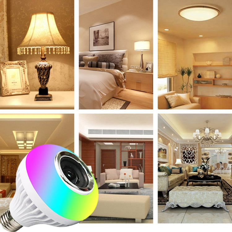 YYD-002 8+8LEDs Bluetooth Music RGB Lighting Bulbs Smart Home Audio Bulbs without Remote Control