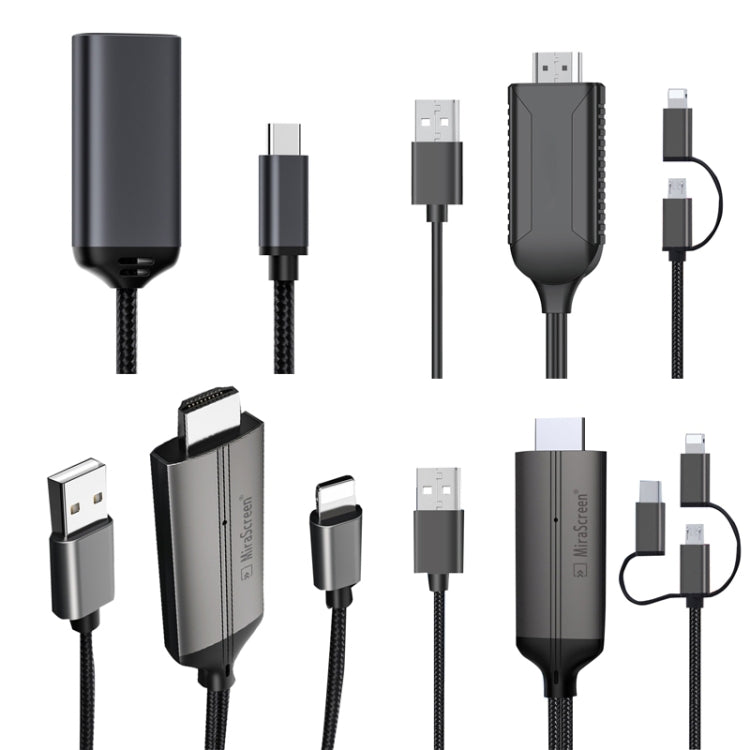 R10 Type-C / USB-C to HDMI 1080P HDTV Dongle Cable, Plug And Play HDMI With Screen Plug And Play