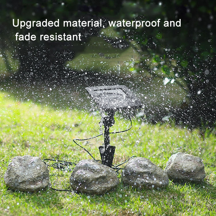 Solar Outdoor Simulation Stone String Lights Decoration Waterproof Ambient Light(One Tow Four)