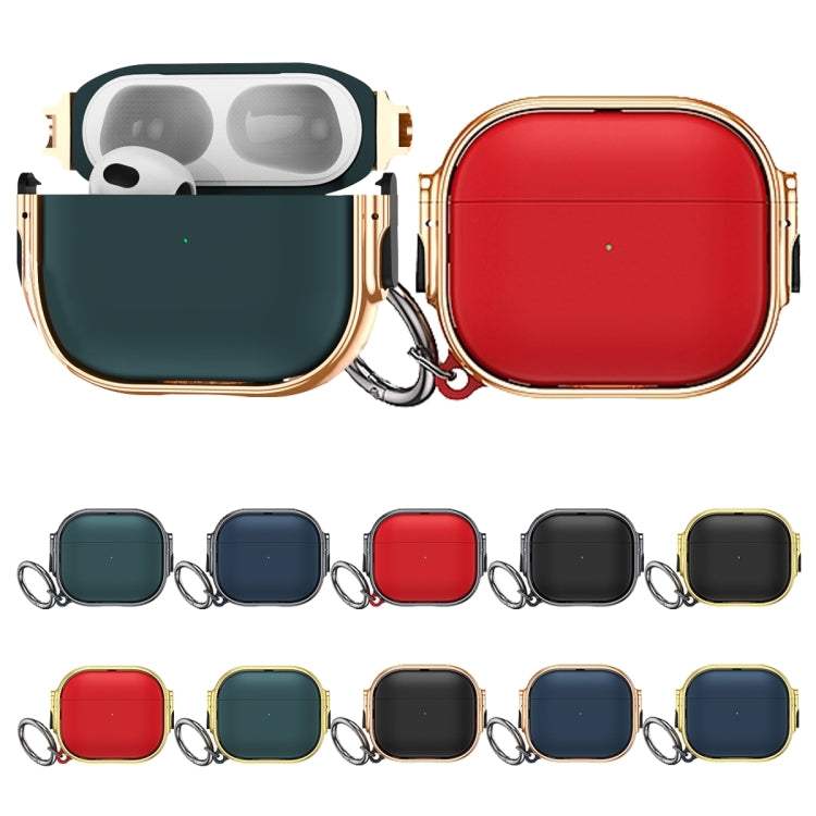 For  AirPods Pro 2 Drop-proof Case Split Design Plating Protection Cover