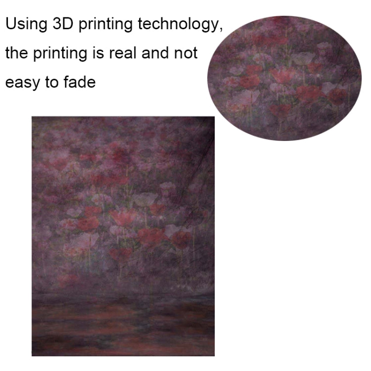2.1m x 1.5m Retro Painting Photography Background Cloth Oil Painting Elements Scene Decoration Props