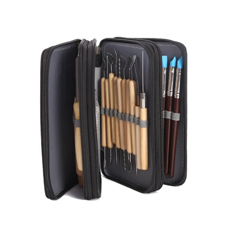 42 PCS/Set Pottery Tool Set Wooden Handle Clay Carving Knife Indentation Pen Set