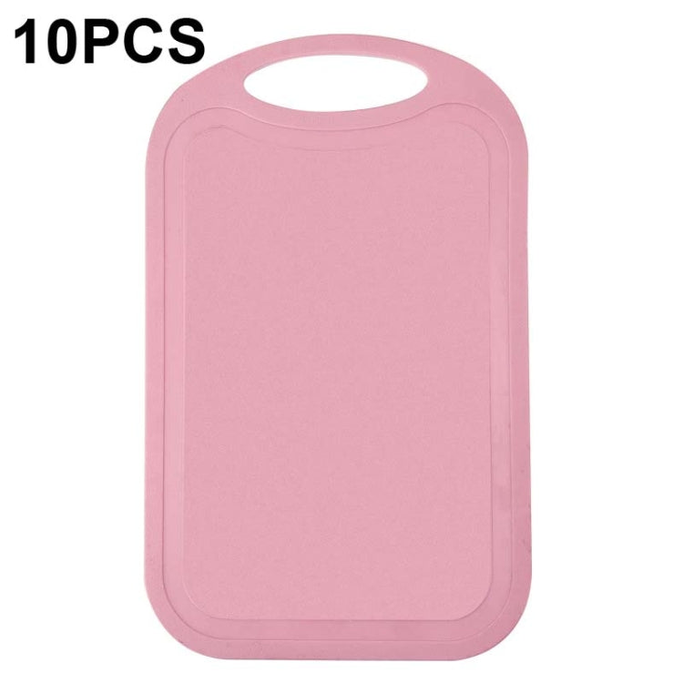 10 PCS Plastic Anti-Slip Kitchen Cutting Board