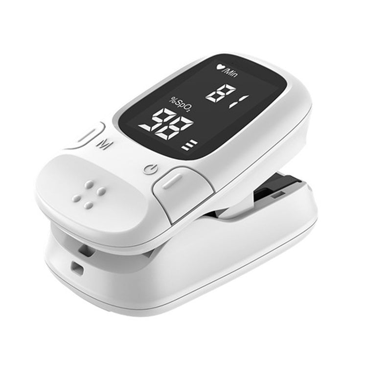 A2 Finger Clip Oximeter Pulse And Heart Rate Detection Monitor(White)