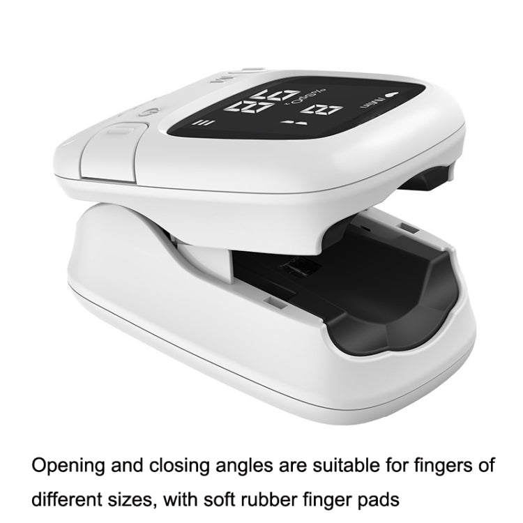 A2 Finger Clip Oximeter Pulse And Heart Rate Detection Monitor(White)