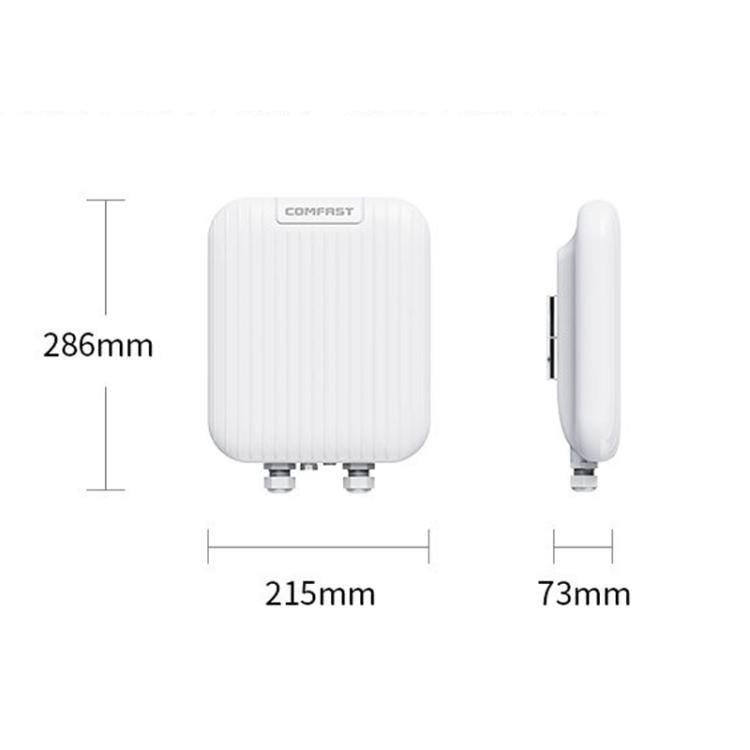 COMFAST CF-WA971 WiFi 7 Outdoor Access Point 3600Mbps With Directional Coverage, 2.5G WAN & Gigabit LAN Ports EU Plug