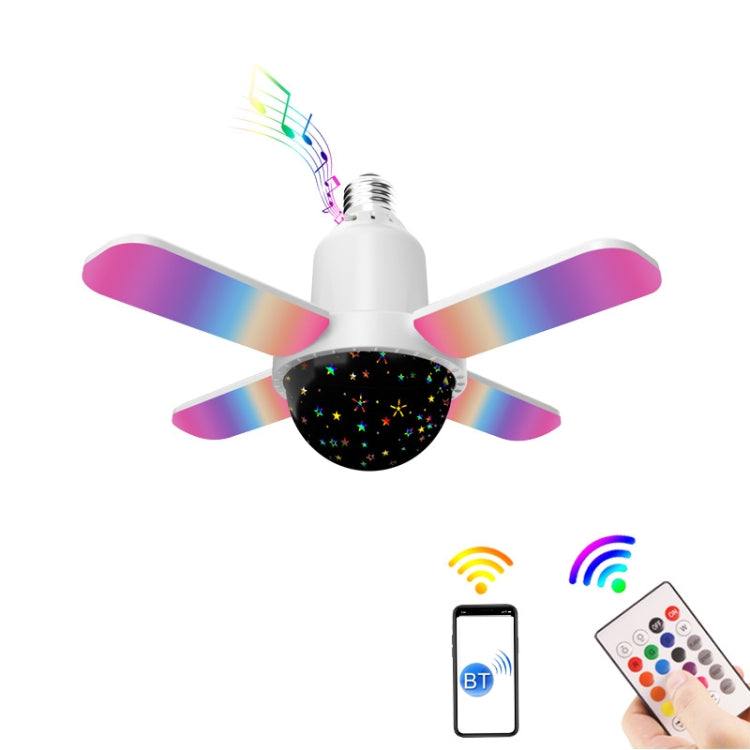 LY-002 24W Mini Bluetooth RGB Light Effect Foldable Music Light