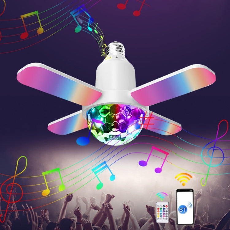 LY-002 24W Mini Bluetooth RGB Light Effect Foldable Music Light