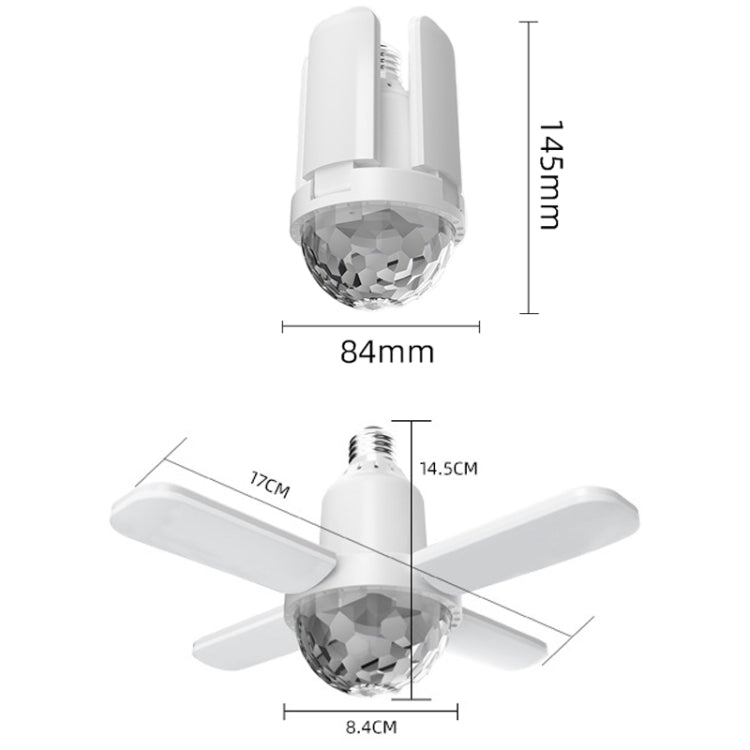 LY-002 24W Mini Bluetooth RGB Light Effect Foldable Music Light