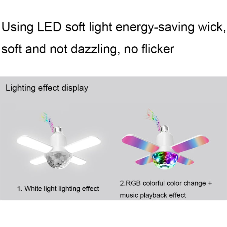 LY-002 24W Mini Bluetooth RGB Light Effect Foldable Music Light