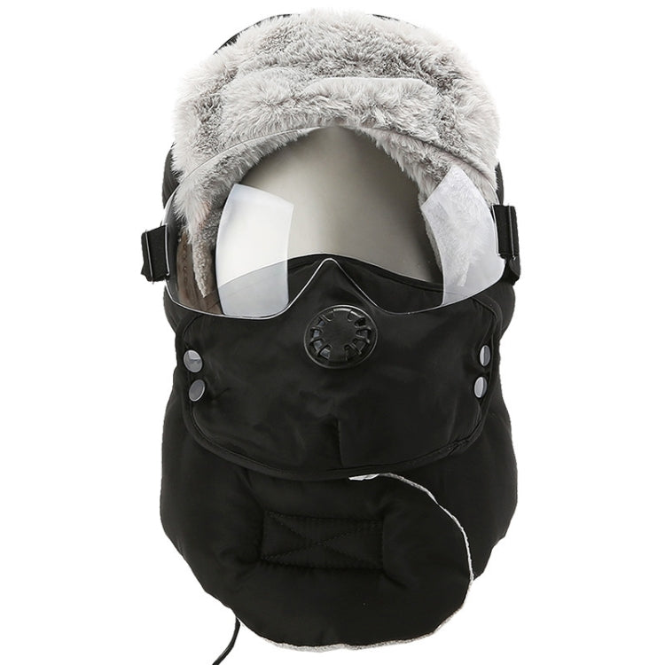 USB Rechargeable Intelligent Heating Neck Protector Anti-Fog Warm Cap, Size: 28x26x3cm