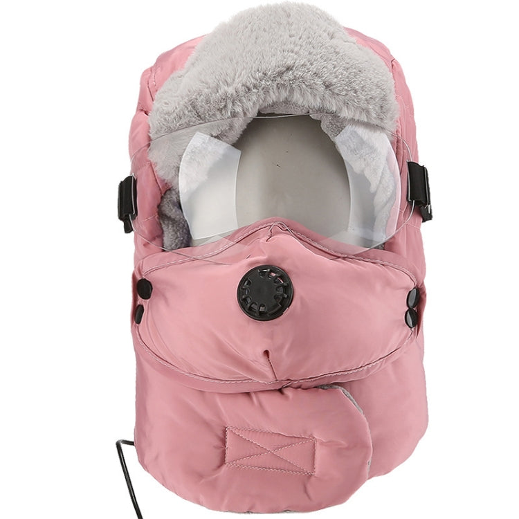 USB Rechargeable Intelligent Heating Neck Protector Anti-Fog Warm Cap, Size: 28x26x3cm