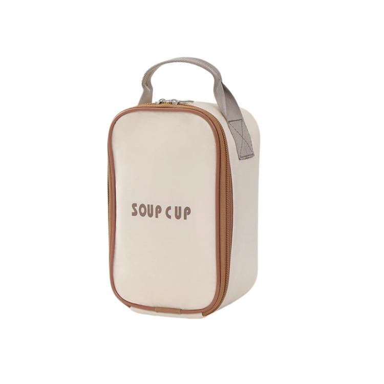 Insulated Thermal Tote Bag for Food Jars & Cups Protective Carrier for Soup Thermos, Breakfast Cups, Size: Medium