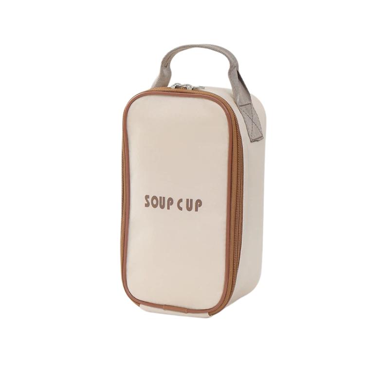 Insulated Thermal Tote Bag for Food Jars & Cups Protective Carrier for Soup Thermos, Breakfast Cups, Size: Large
