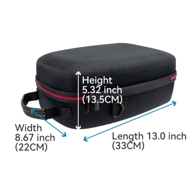 For  PICO 4 Storage Bag Carrying Case All -In -One VR Glasses Storage Box(Black)
