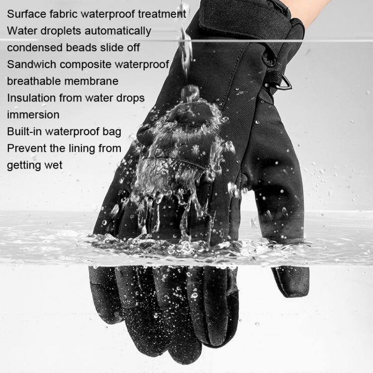 A030 Winter Skiing Glove Riding Sports Touch Screen Keep Warm Gloves, Size: