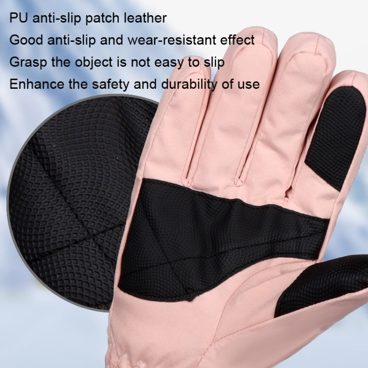 A064 Waterproof Cycling Touch Screen Cotton Gloves, Size: One Size