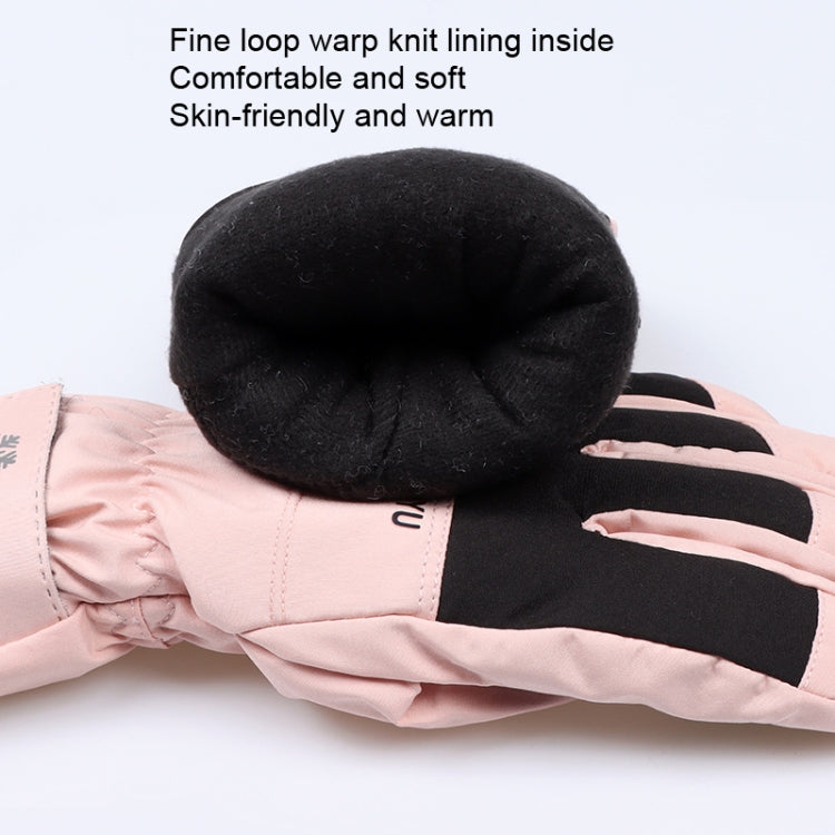 A064 Waterproof Cycling Touch Screen Cotton Gloves, Size: One Size