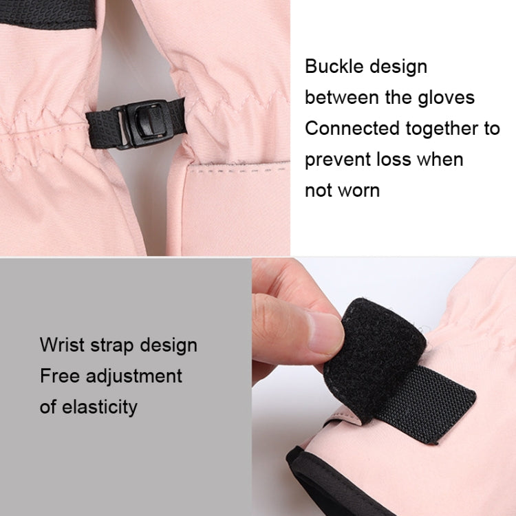 A064 Waterproof Cycling Touch Screen Cotton Gloves, Size: One Size