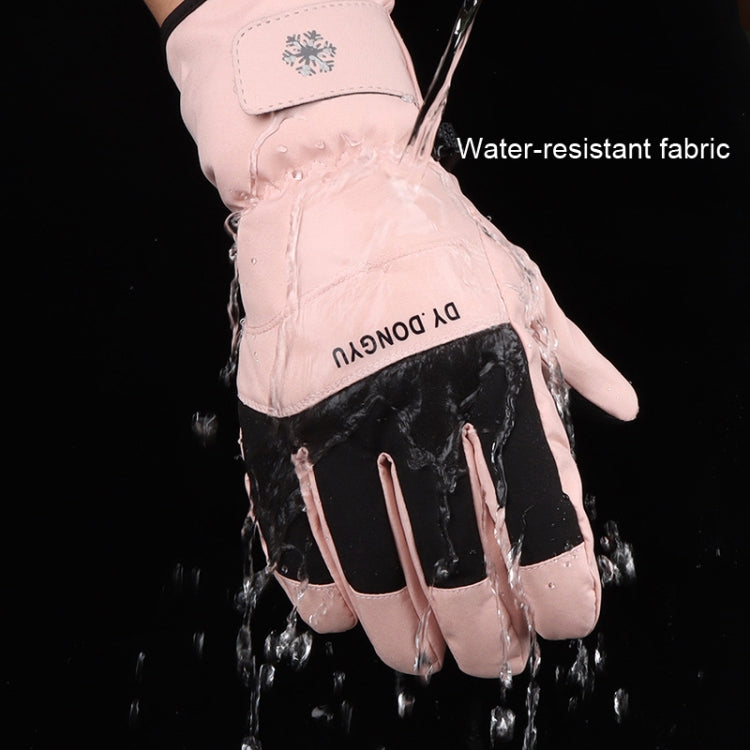 A064 Waterproof Cycling Touch Screen Cotton Gloves, Size: One Size