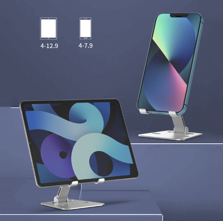 L201 Aluminum Alloy Foldable Phone Stand Adjustable Height Desktop Holder