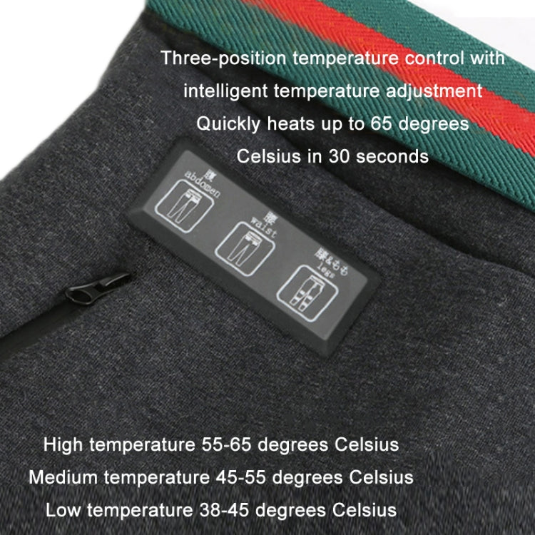 USB Rechargeable Smart Heating Outdoor Thickened Casual Trousers, Size: