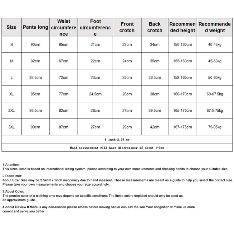 USB Rechargeable Smart Heating Outdoor Thickened Casual Trousers, Size: