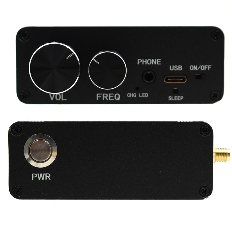 1.10D Version 50KHz-2GHz SDR Malachite Receiver 3.5 Inch Touch Screen Software Radio SDR Receiver(Black)