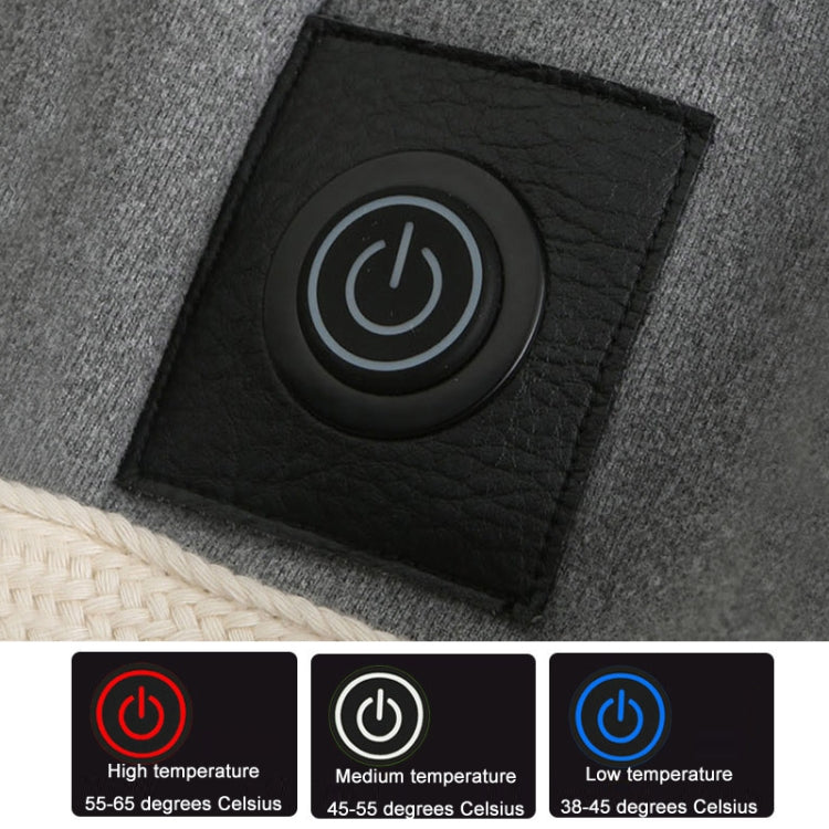 USB Smart Electric Heating Warming Thickened Hooded Sweatshirt, Size: