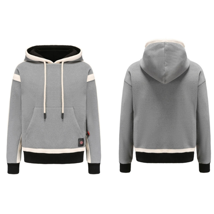 USB Smart Electric Heating Warming Thickened Hooded Sweatshirt, Size: