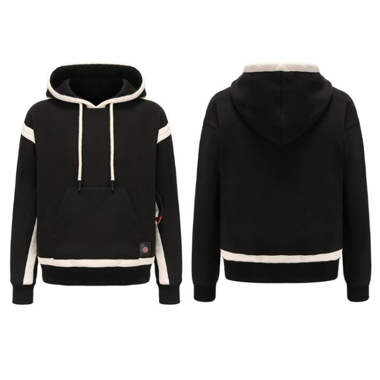 USB Smart Electric Heating Warming Thickened Hooded Sweatshirt, Size: