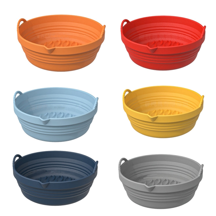 Air Fryer Silicone Baking Tray Folding Cake Baking Tray Baking Pad, Size: 7.8 Inches