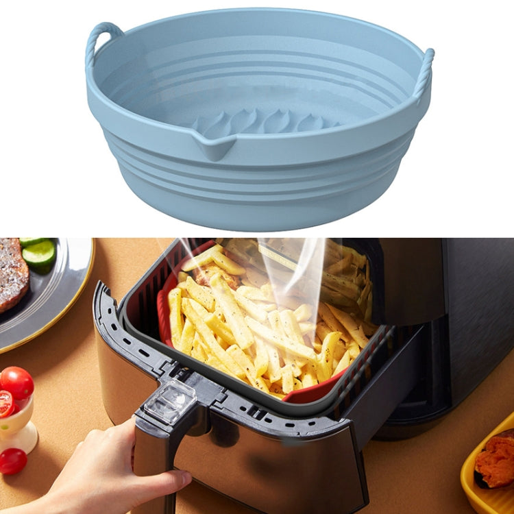 Air Fryer Silicone Baking Tray Folding Cake Baking Tray Baking Pad, Size: 8.5 Inches