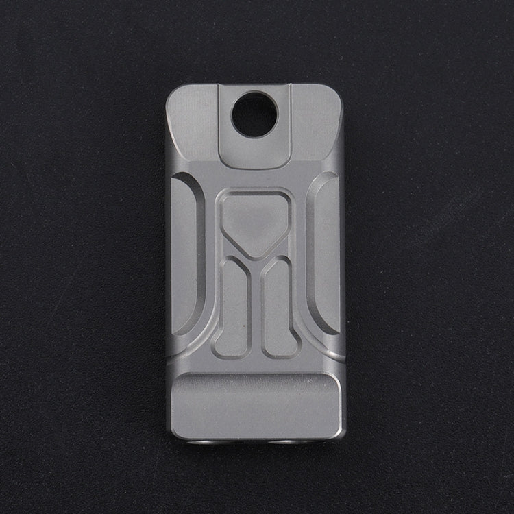 KS007A Titanium Alloy Whistle Dual Tube High Frequency Motion Survival Whistle