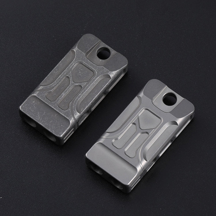 KS007A Titanium Alloy Whistle Dual Tube High Frequency Motion Survival Whistle