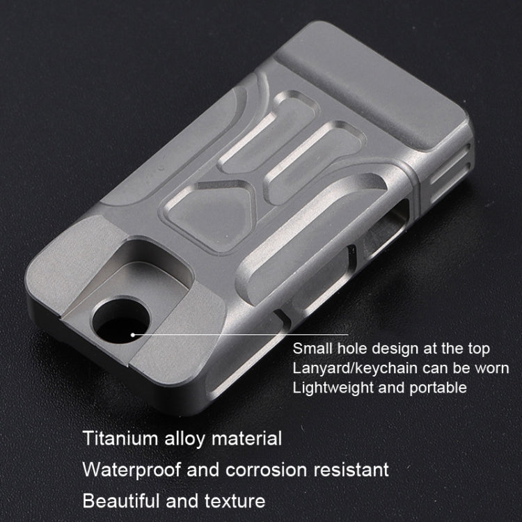 KS007A Titanium Alloy Whistle Dual Tube High Frequency Motion Survival Whistle