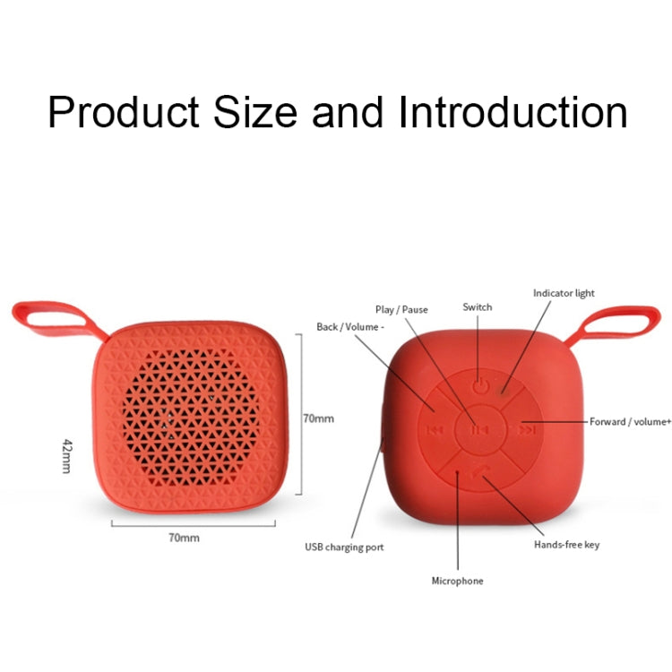 W1 Portable Handheld Mini Bluetooth Speaker Outdoor Voice Call Subwoofer Speaker