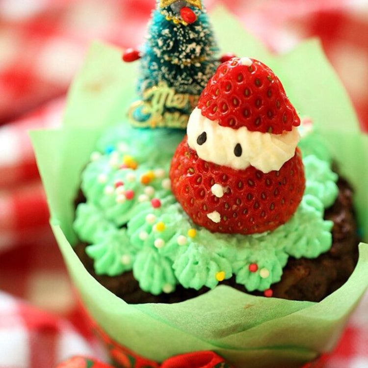 Christmas Supplies Drop Glue Mold Cake Barbecue Baking Tool, Color: Green