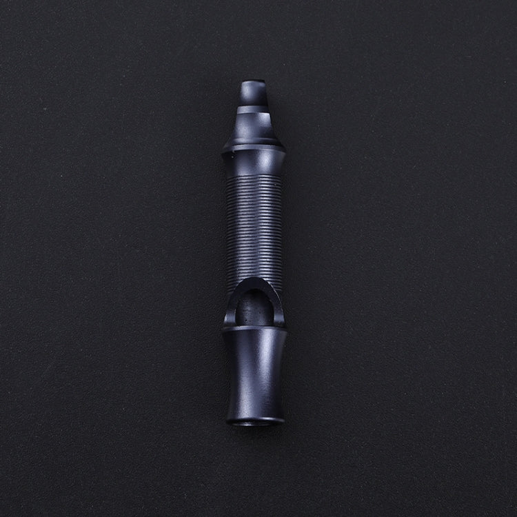 KS001 Aluminum Alloy Single Tube Adventure Survival Emergency High Frequency Whistle